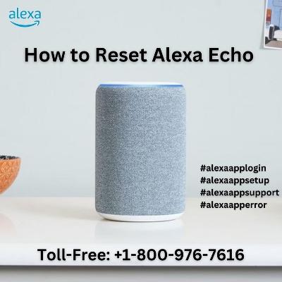 How to Reset Alexa Echo|+1-800-976-7616| Alexa Support
